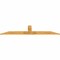 Ekena Millwork Portland Rough Sawn Timber Gable Bracket, Western Red Cedar, 96"W x 20"H x 2"D x 6"F, 5/12 Pitch GBW096X20X0206POR00RWR - alternate 3